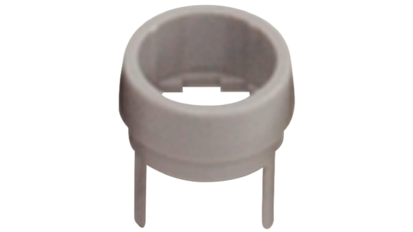 Nidec Components Grey Push Button Cap, For Use With LTM, LTMG, LTR Series Push Button Switches