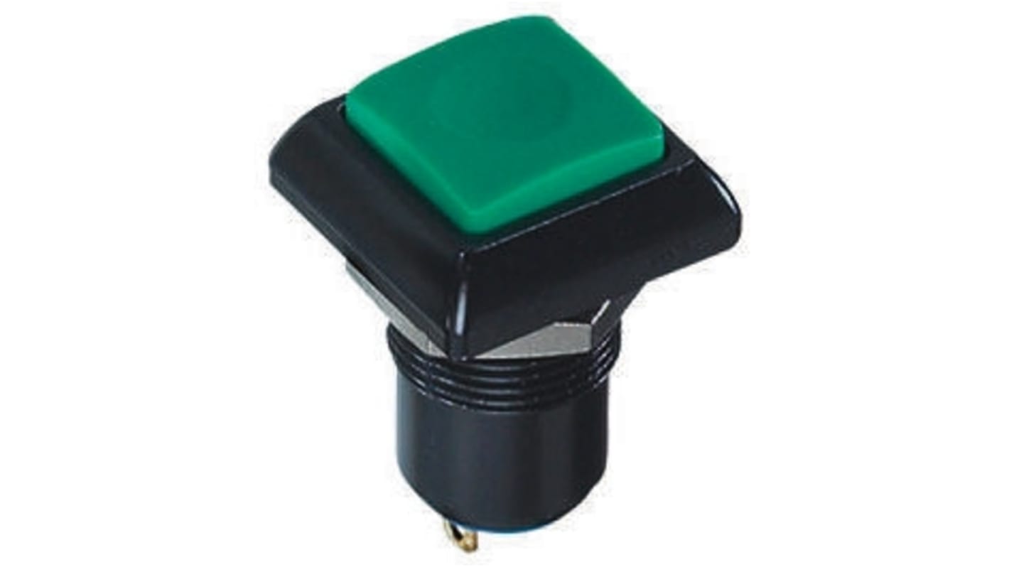 APEM Illuminated Push Button Switch, Latching, Panel Mount, 12mm Cutout, SPST, 24V dc, IP67