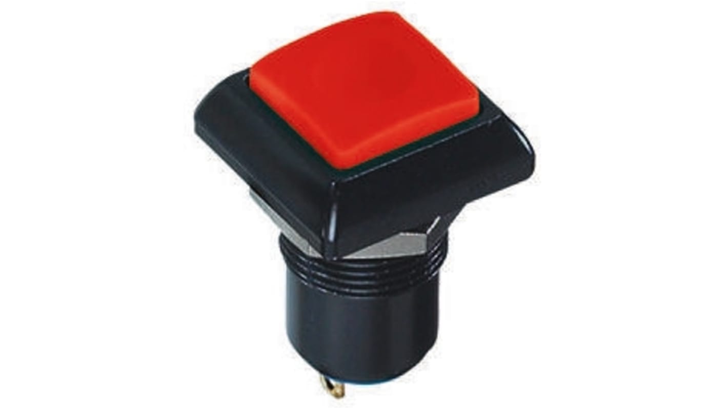 Interruptor de Botón Pulsador APEM, SPST, Enclavamiento, 5 A a 28 V dc, 24V dc, Montaje en Panel, IP67, iluminado