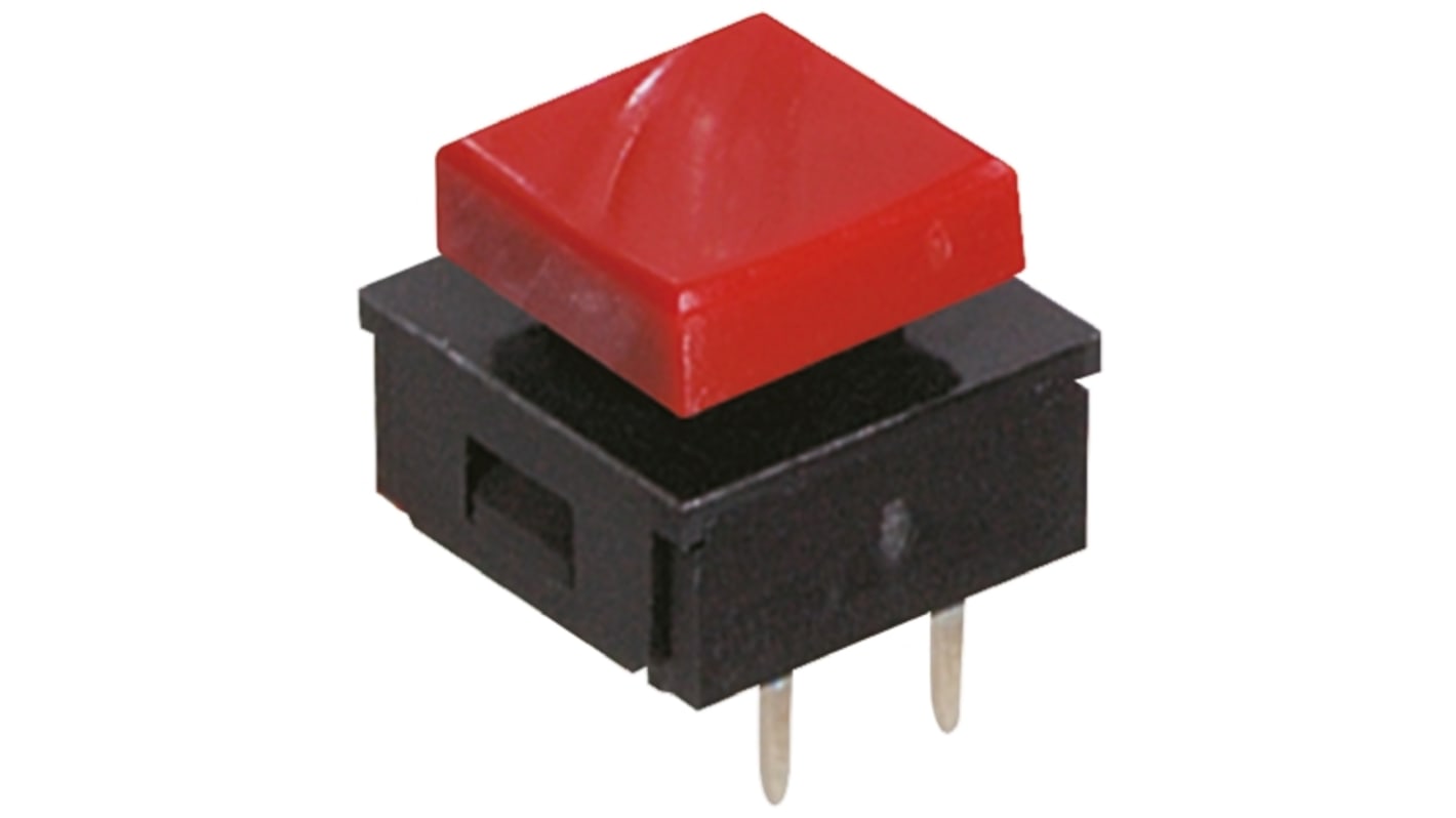 Fujisoku Push Button Switch, Off-(On), SPST