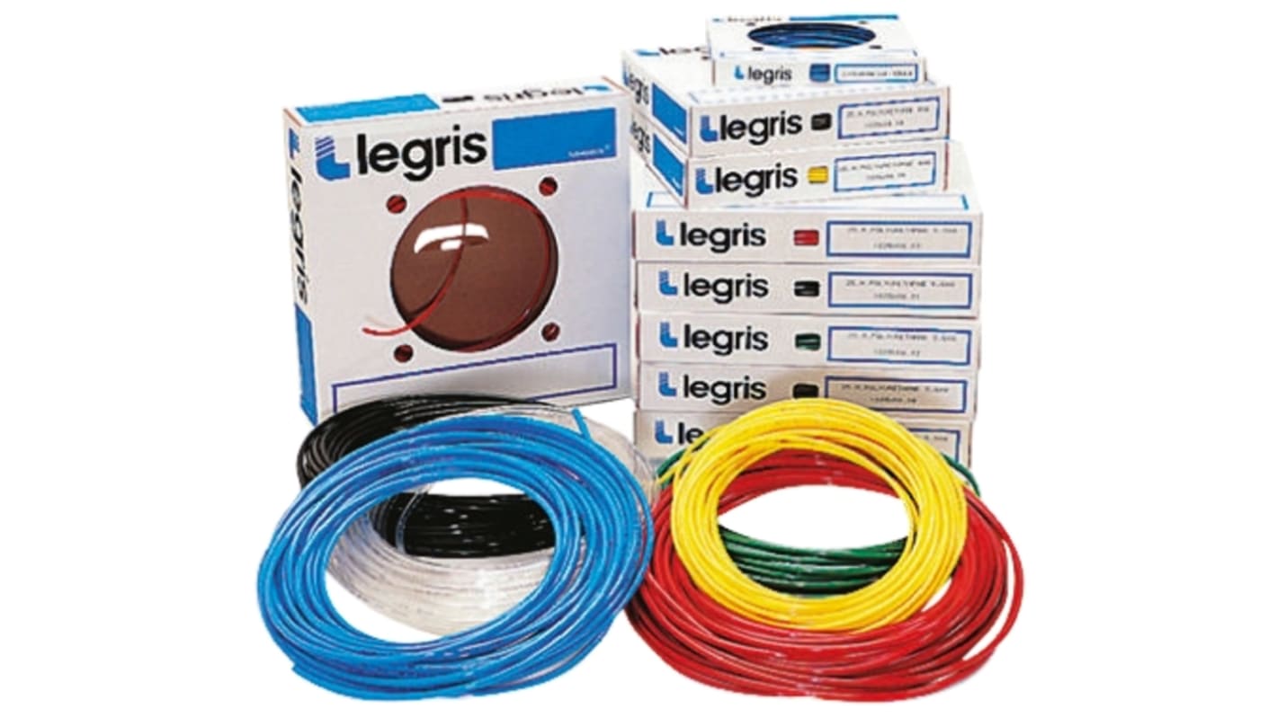 Legris Compressed Air Pipe Clear Polyether PUR 12mm x 25m 1025U Series