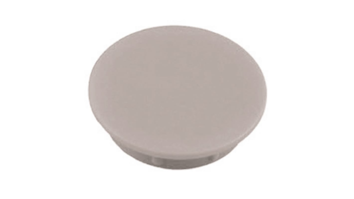 Tapa para mando de potenciómetro Sifam, diámetro 15.5mm, Color Gris