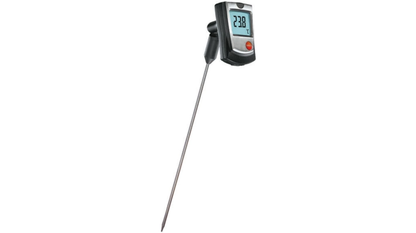 Thermomètre numérique Testo 905-T1, 1 voie de mesure pour K, Etalonné RS