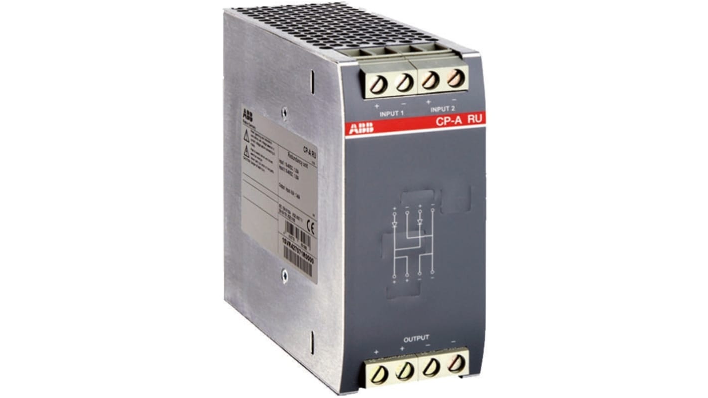 ABB CP-A RU Switch Mode DIN Rail Panel Mount Power Supply, 24V dc, 40A Output