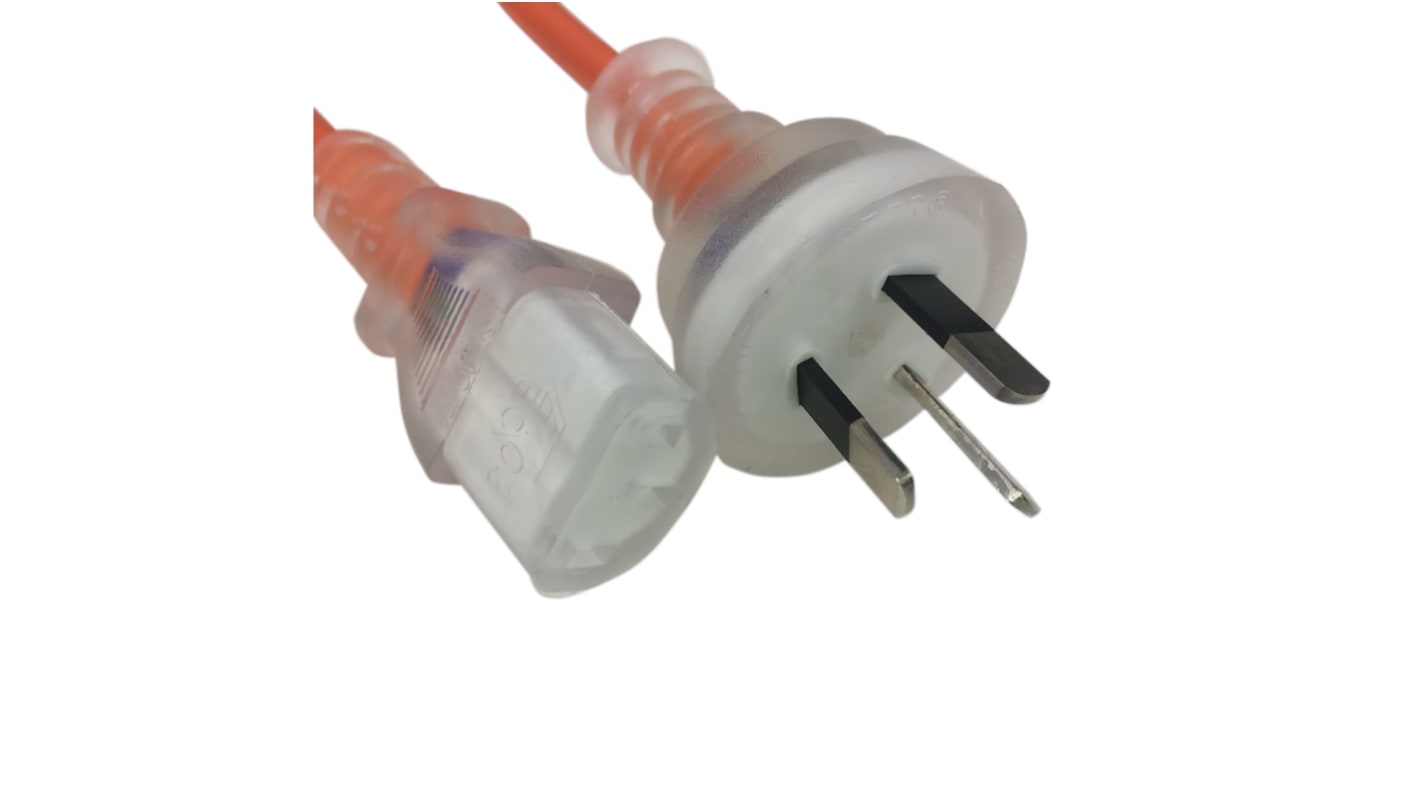 IEC C13 Type I Australian power cord, 5m