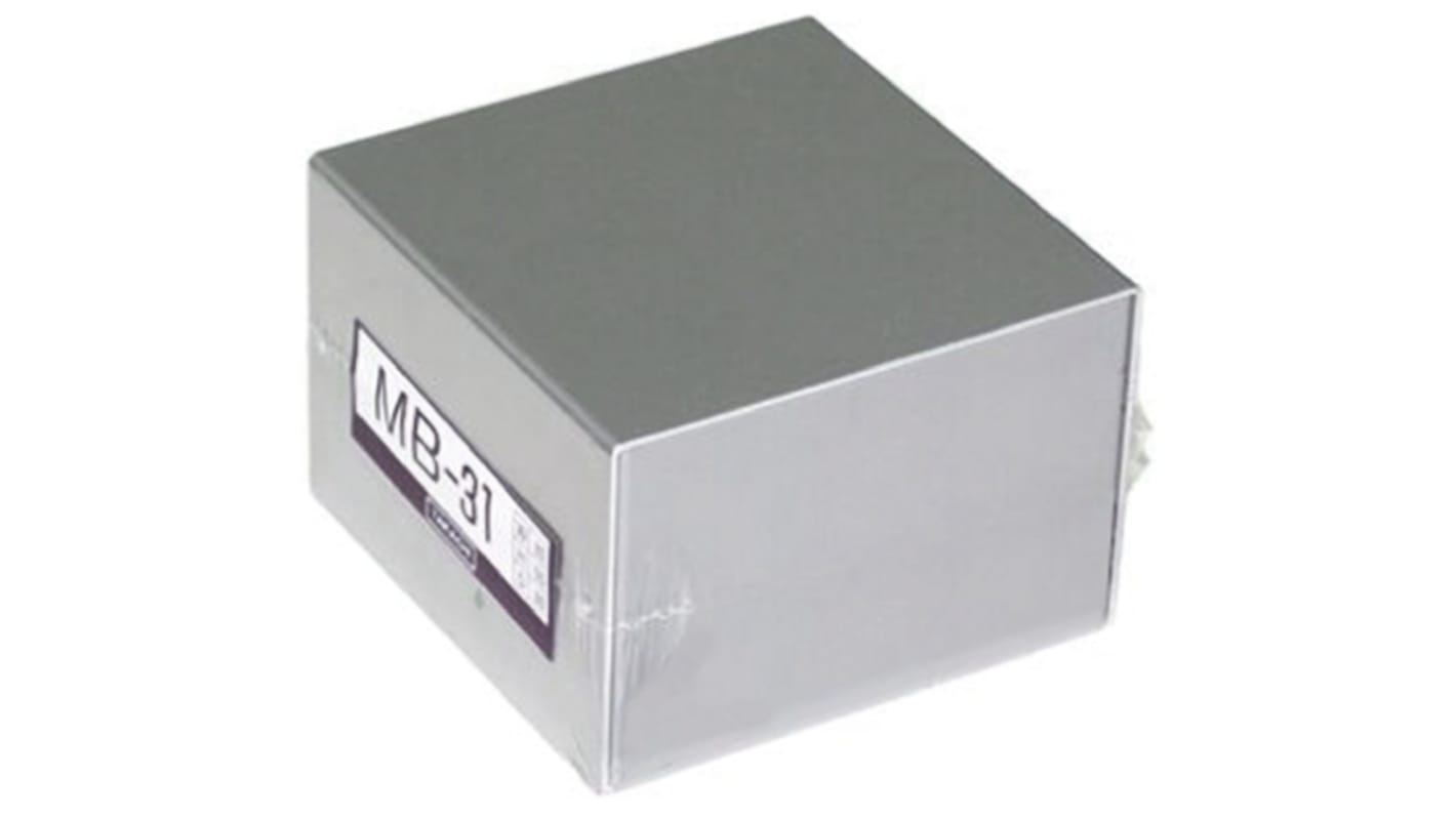 Takachi Electric Industrial MB Silver Aluminium Enclosure, 80 x 80 x 55mm