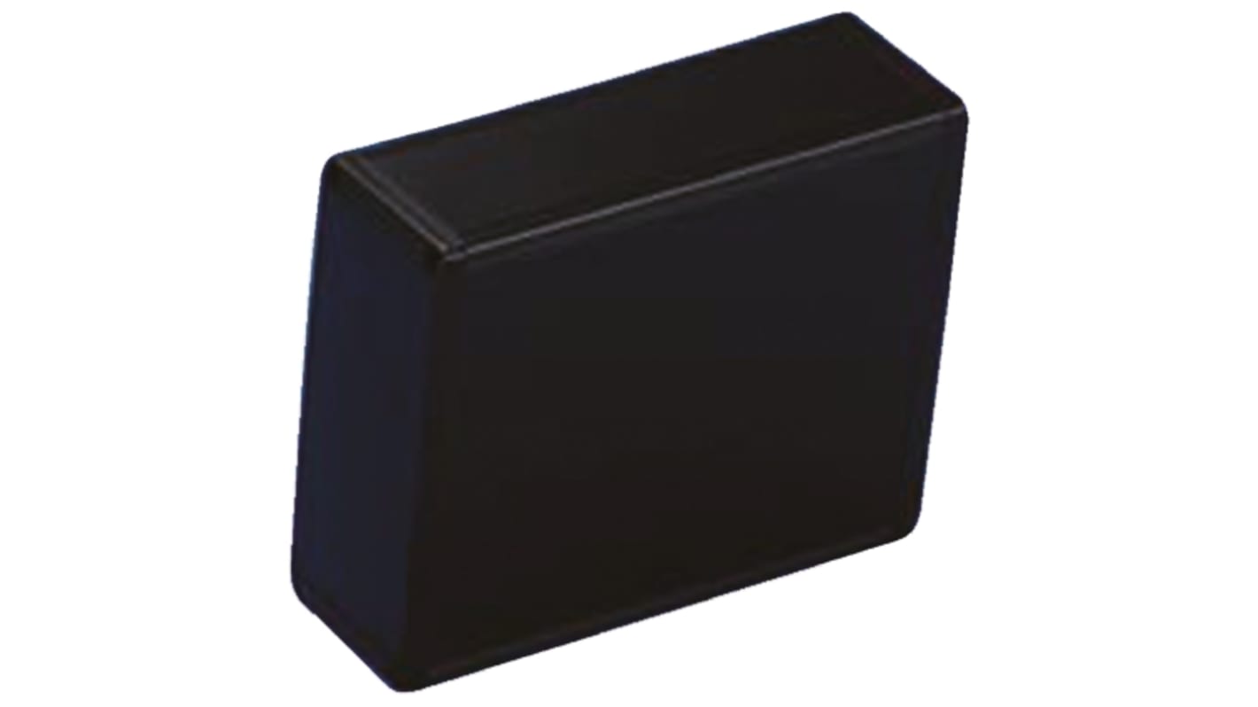 Takachi Electric Industrial KC Series Black Aluminium Enclosure, Black Lid, 150 x 125 x 50mm