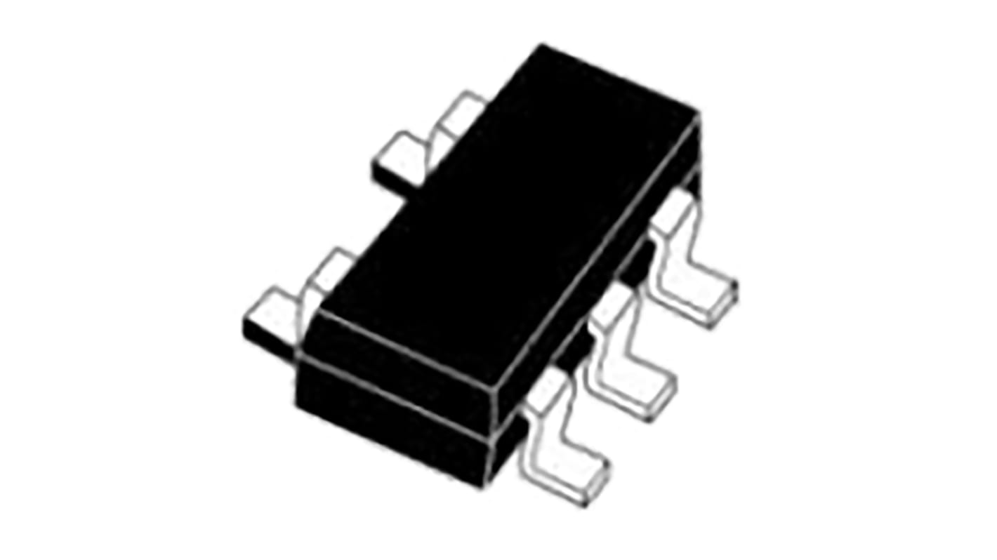 STMicroelectronics ESDA6V1W5, Quad-Element Uni-Directional TVS Diode, 150W, 5-Pin SOT-323
