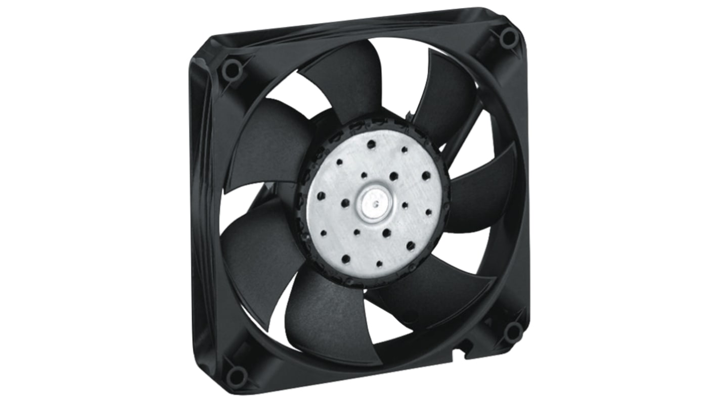 Ventilateur axial 4400 F ebm-papst 24 V dc, 225m³/h, 119 x 119 x 25mm, 12W