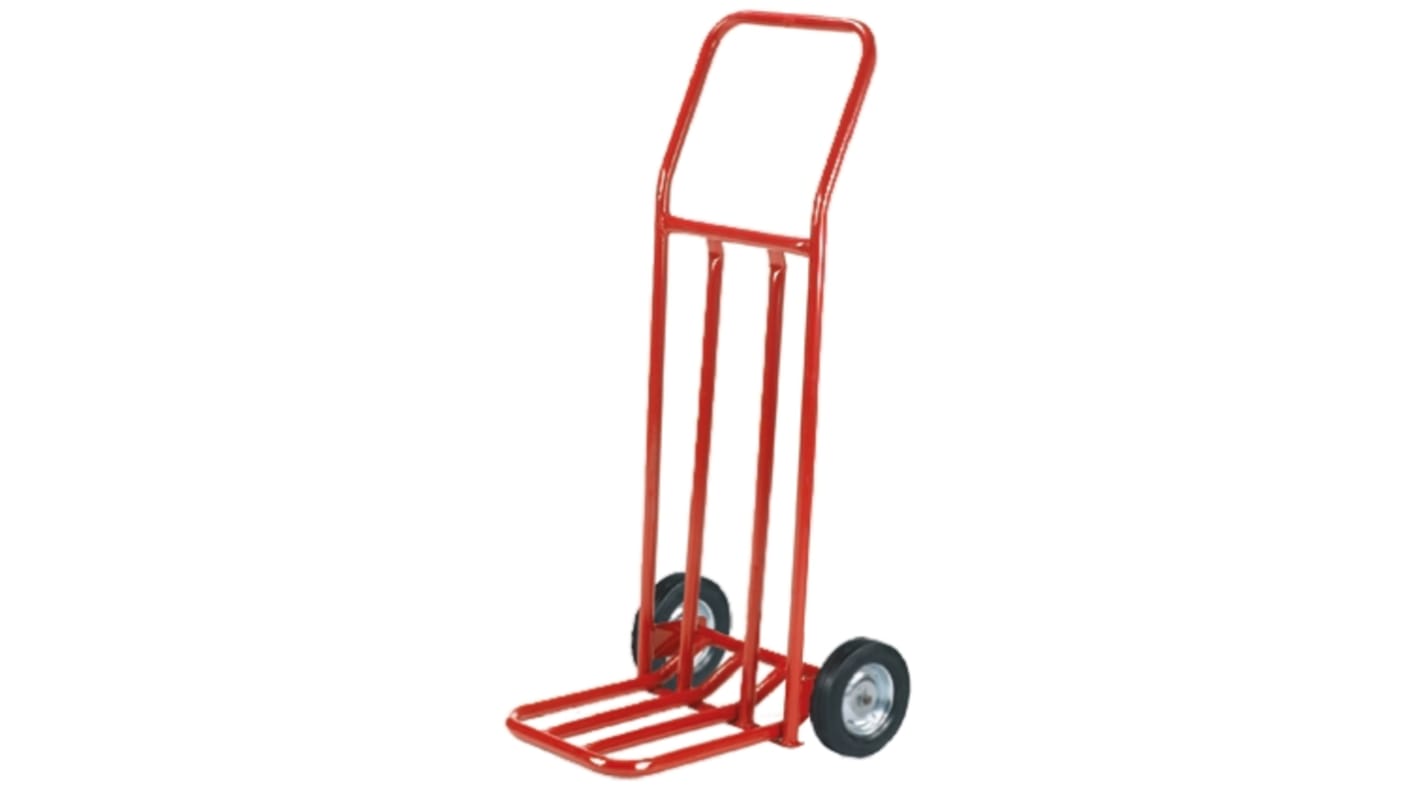 RS PRO Light Duty Folding Steel Sack Truck, 90kg Load, 370 x 395mm Load Plate