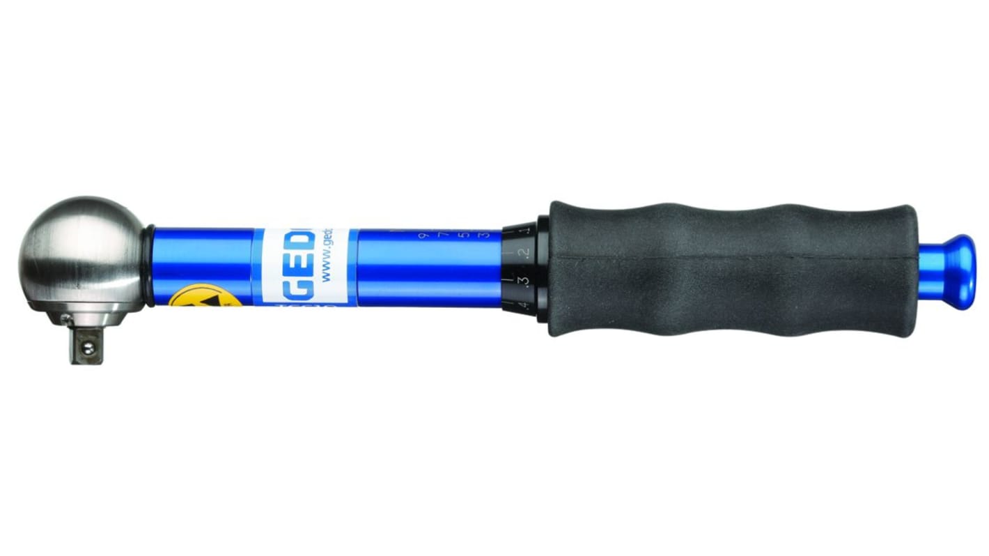 MHH Engineering Slipping Torque Wrench, 2 → 10Nm, 1/4 in Drive, Square Drive