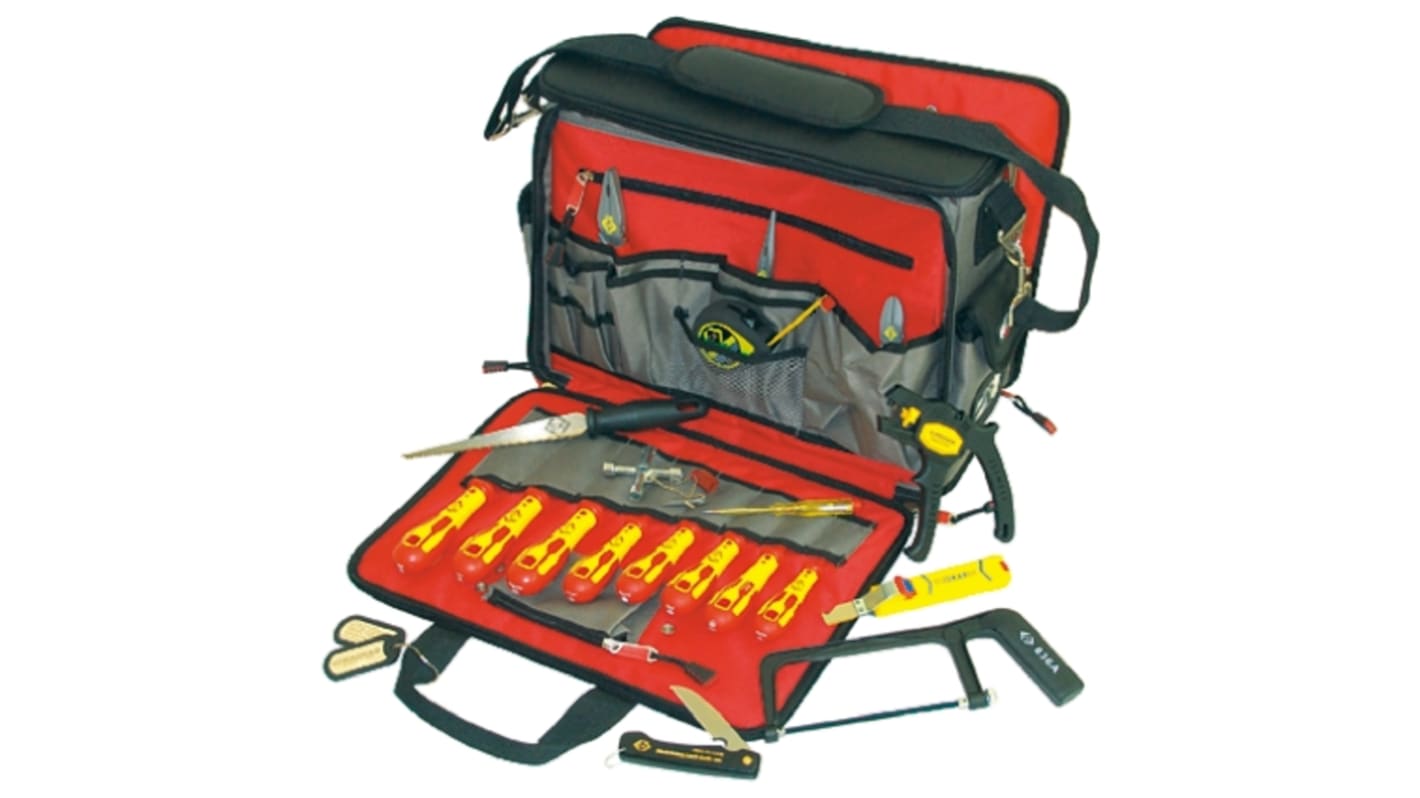 T1630 FKIT CK 19 Piece Electricians Tool Kit with Case RS