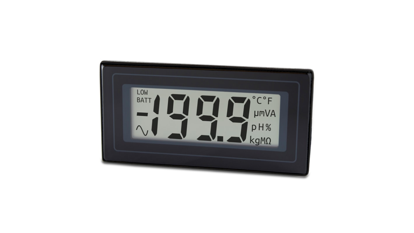 Lascar Digital Voltmeter DC, LCD Display 3.5-Digits ±0.1 %