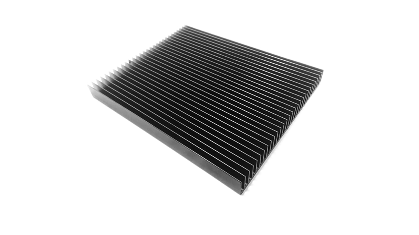 Heatsink, Universal Rectangular Alu, 0.58K/W, 250 x 200 x 25mm