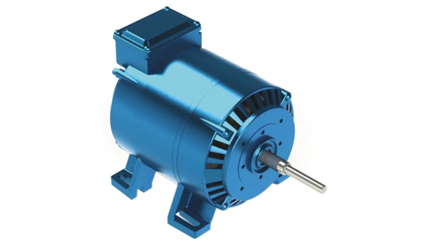 Parvalux MSD18 Reversible Induction AC Motor, 150 W, 1 Phase, 220 V, Flange Mount Mounting