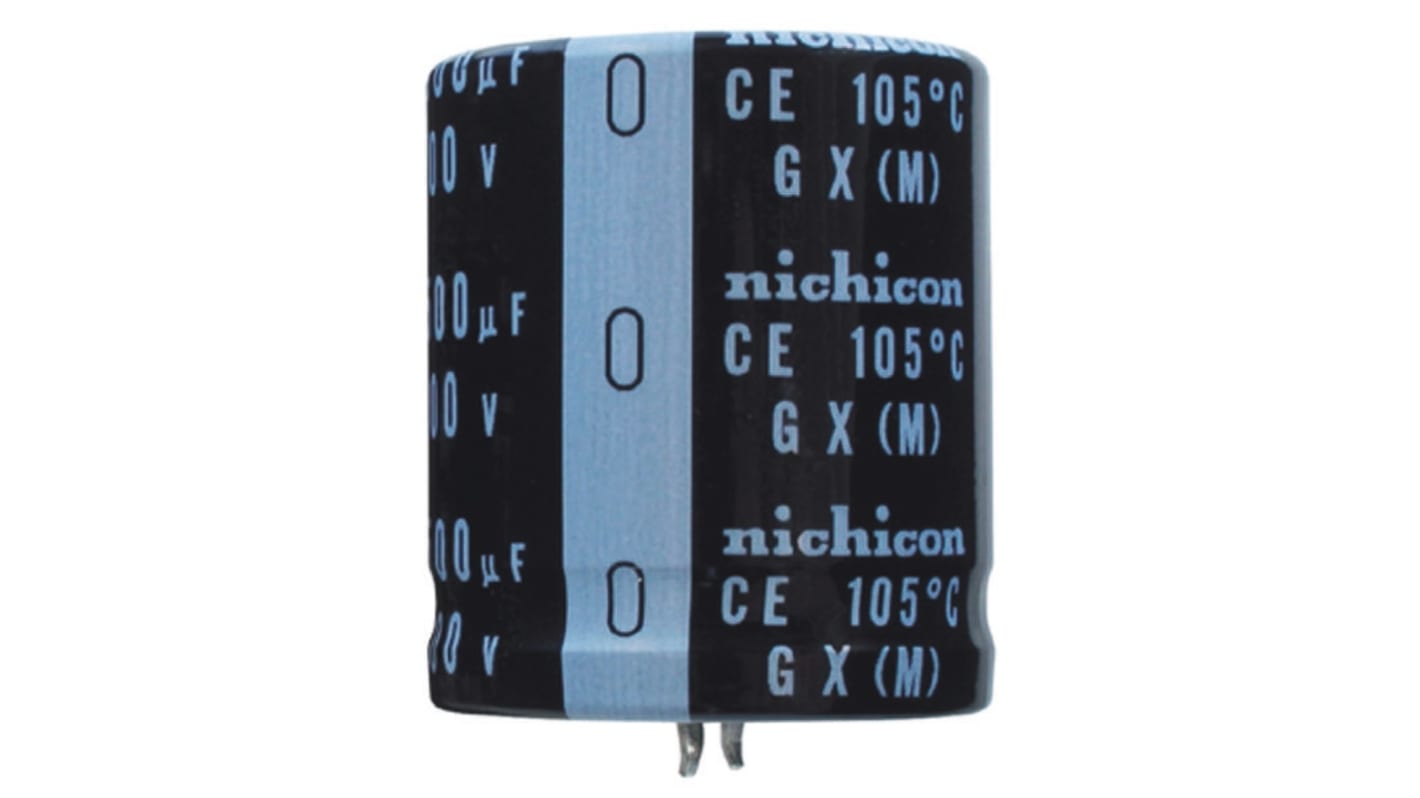 Nichicon 680μF Aluminium Electrolytic Capacitor 200V dc, Snap-In - LGX2D681MELB30