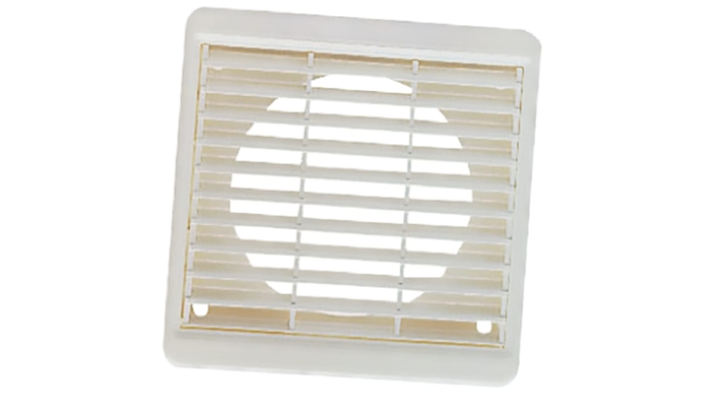 Vent-Axia White Plastic Vent Grille, Parallel Slat, 140 x 140mm