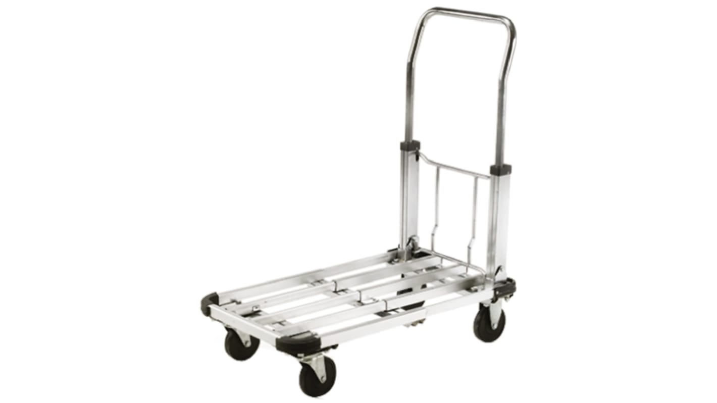 Carro de plataforma RS PRO, Plegable, Plano, 825 x 430 x 710mm, carga 100kg