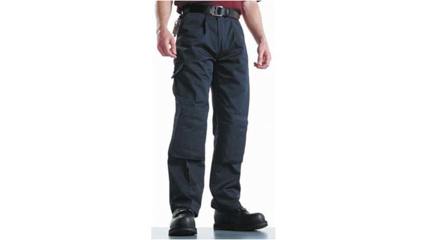 Dickies Super Work Navy Men's Cotton, Polyester Work Trousers 32in