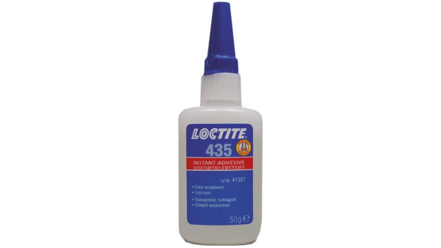 Loctite 435 Sekundenkleber Cyanacrylat Flüssig transparent, Flasche 50 g