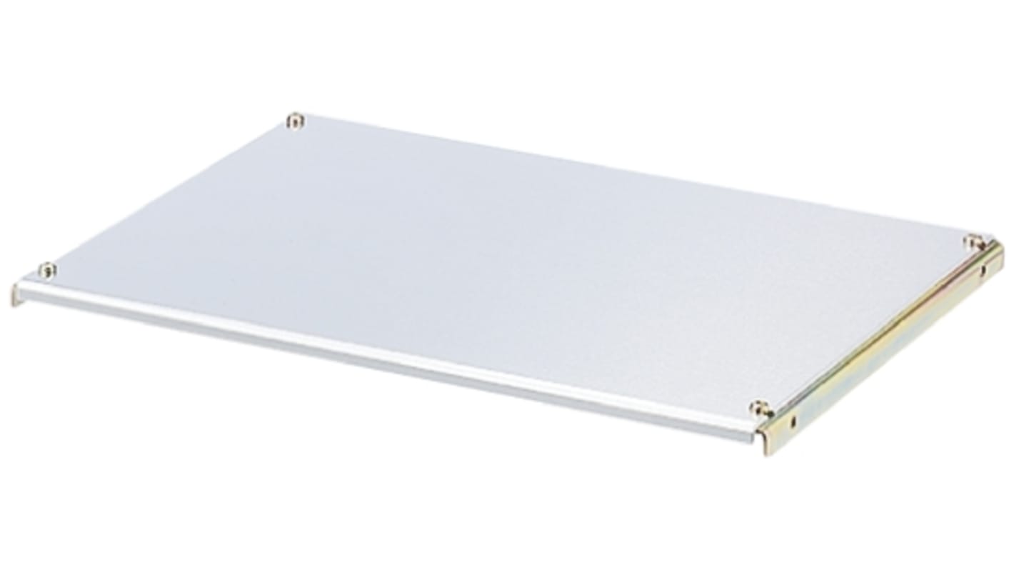 Takachi Electric Industrial Aluminium Mounting Plate, 7.3mm H, 387mm W, 400mm L for Use with MS Enclosure, MSN