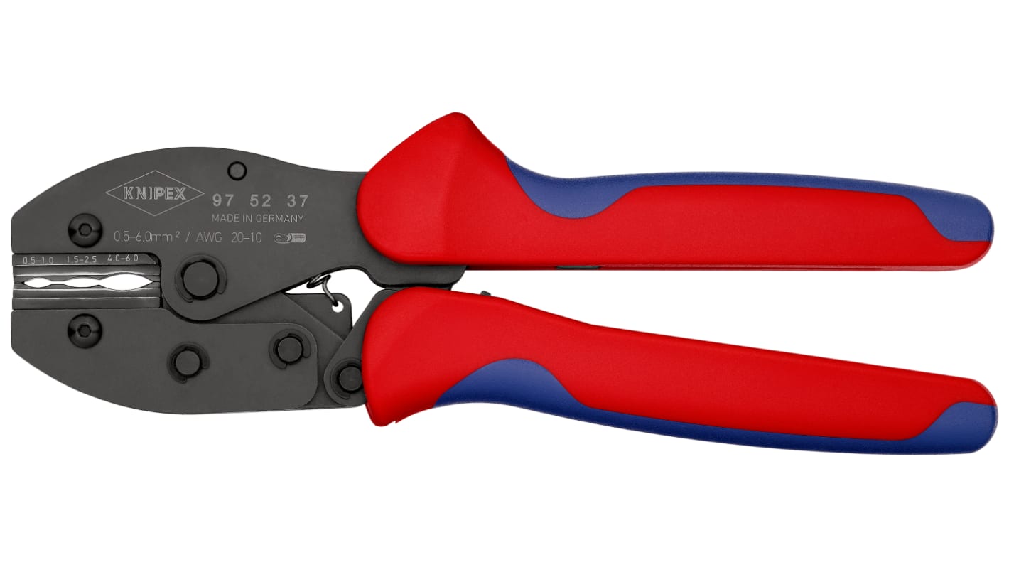 Knipex PreciForce Hand Crimpzange 0,5mm² / 20AWG → 6 mm2 / 10AWG, 0.5 → 6mm² / 20 → 10AWG für