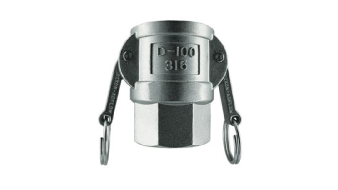 RS PRO Hose Connector, Straight Camlock Coupling, G 1in 1in ID, 17 bar