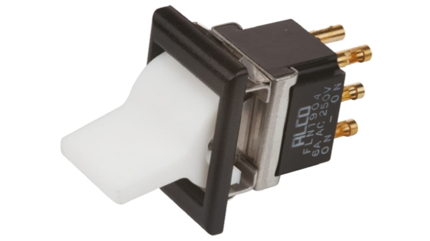 TE Connectivity DPDT, On-On Rocker Switch Panel Mount