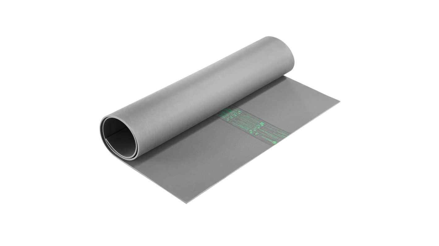 Tappetino di sicurezza elettrica Facom in Gomma, 1m x 600mm x 3.2mm, col. Marrone