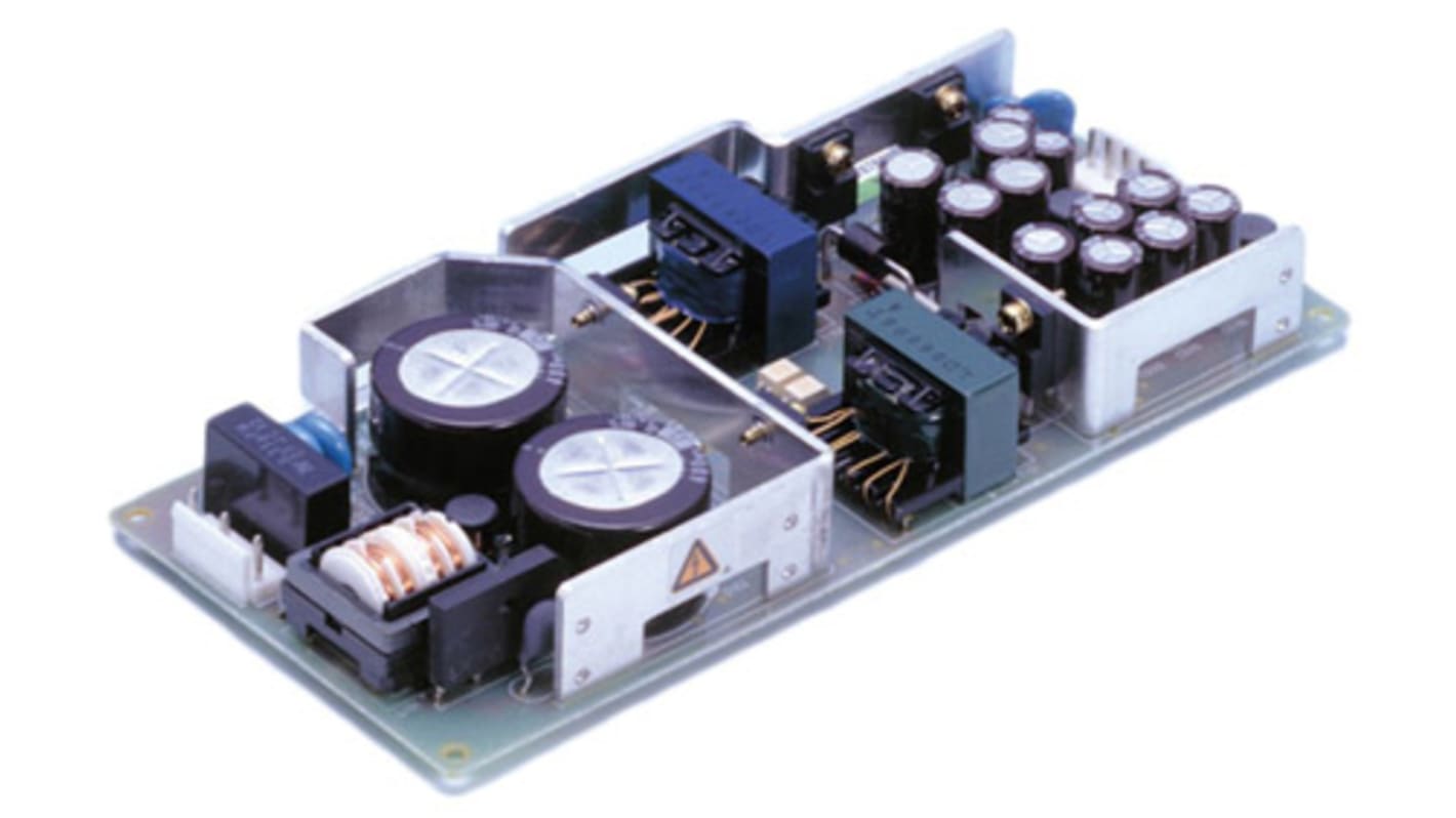 Cosel Switching Power Supply, LDC60F-2, 5 V dc, ±15 V dc, 2 A, 5 A, 500mA, 60W, Triple Output, 110 → 370 V dc,