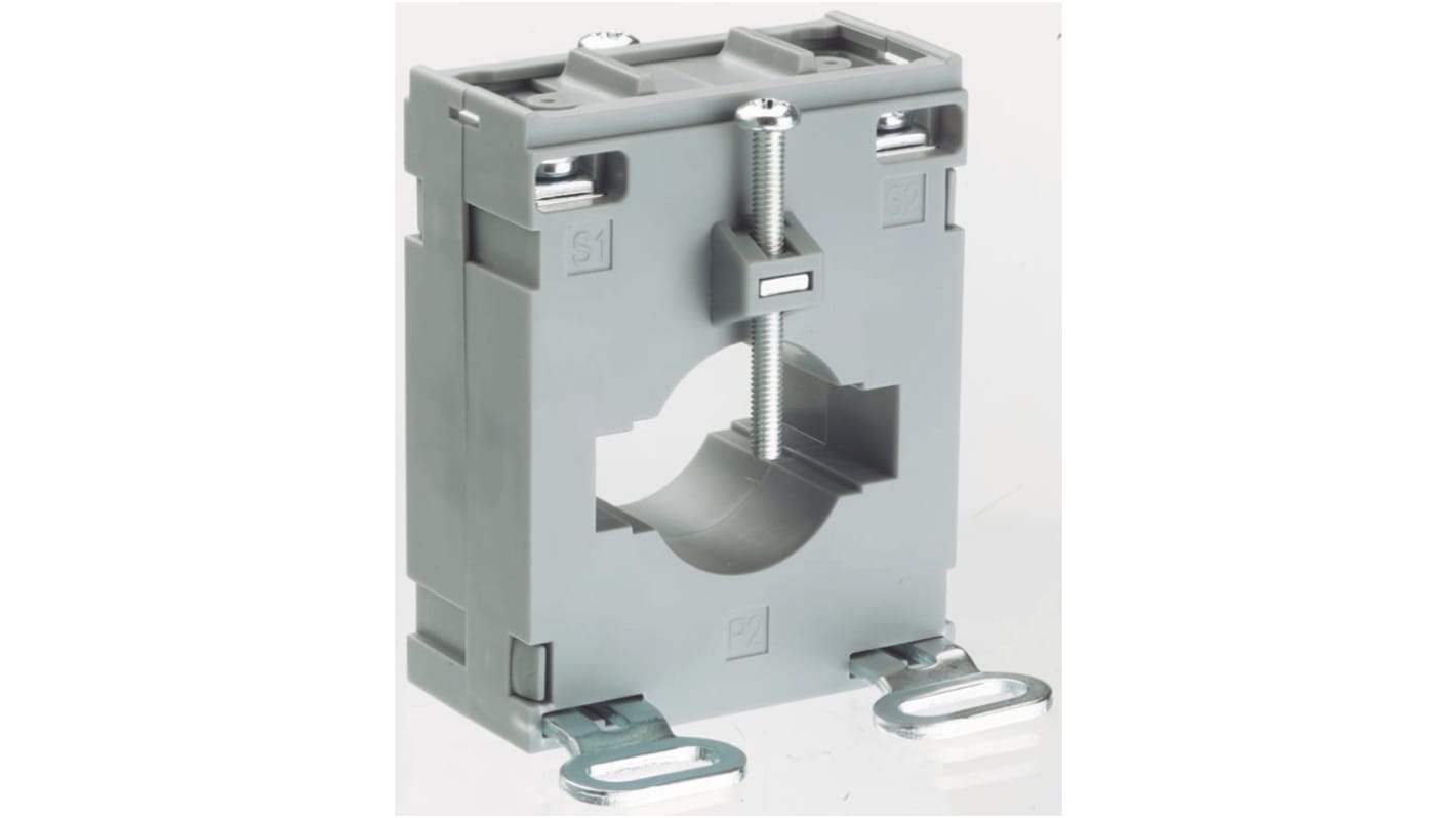 HOBUT CT164 Series DIN Rail Mounted Current Transformer, 500A Input, 500:5, 5 A Output, 28mm Bore