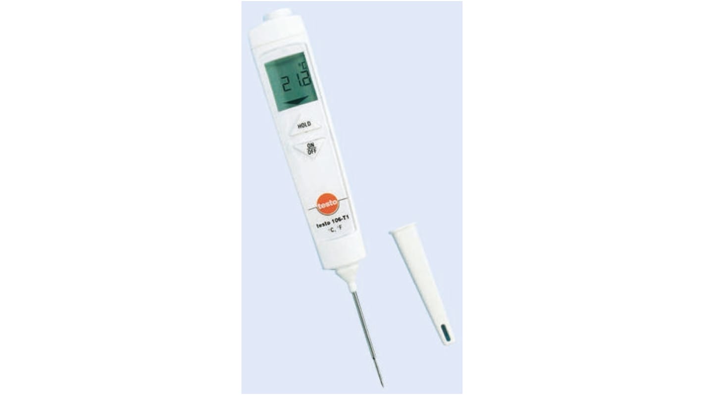 Thermomètre numérique Testo 106, 1 voie de mesure, Etalonné RS