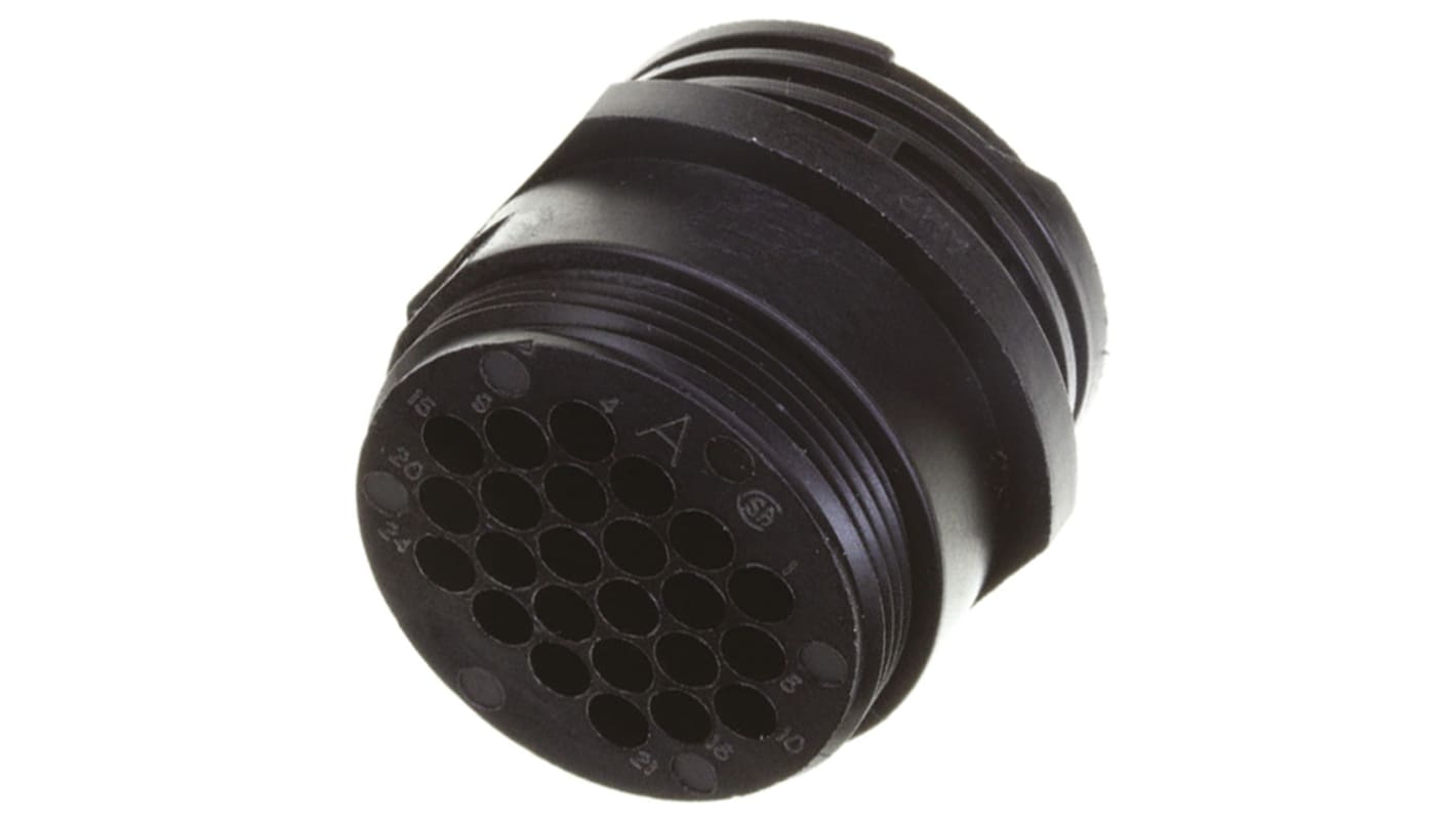 TE Connectivity Circular Connector, 24 Contacts, Cable Mount, Socket, Male, CPC Series 1 Series