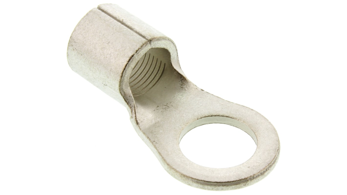 TE Connectivity, Budget Uninsulated Ring Terminal, M3 (#5) Stud Size, 0.26mm² to 1.65mm² Wire Size