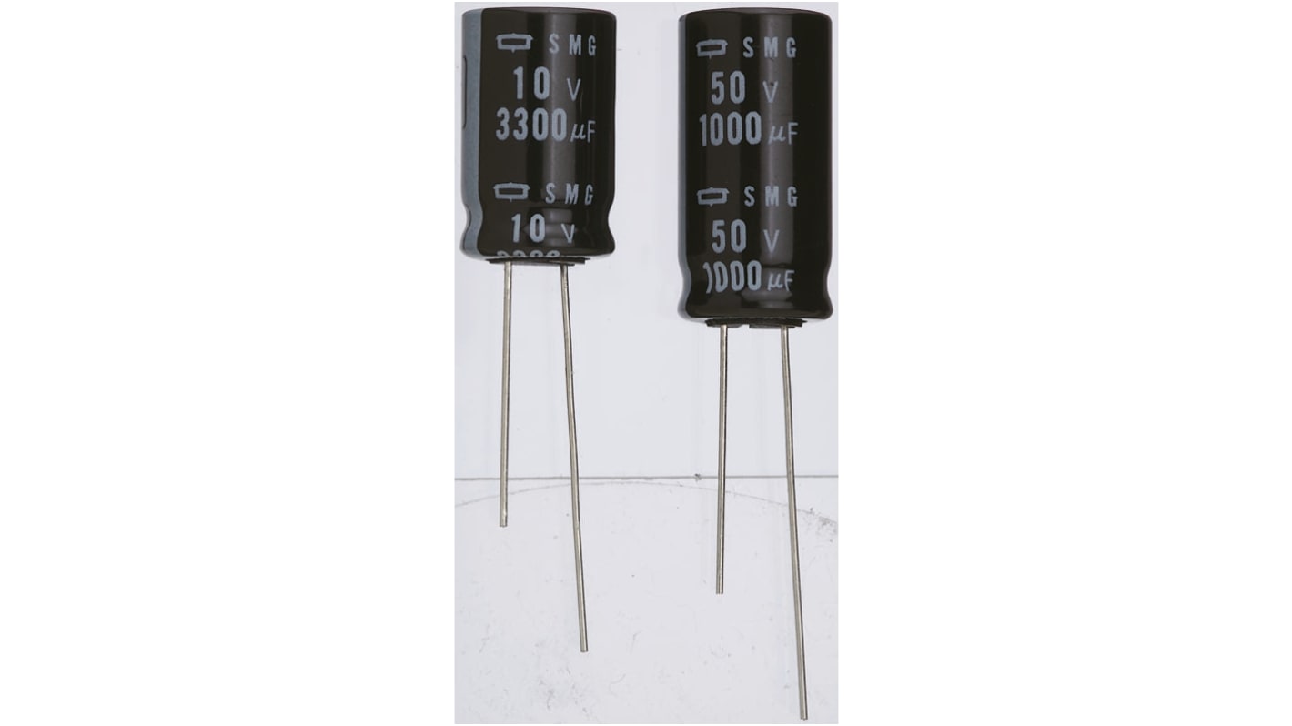 CHEMI-CON 100μF Electrolytic Capacitor 35V dc, Through Hole - ESMG350ELL101MF11D