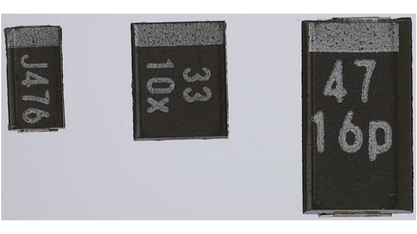 Tokin 22μF Tantalum Electrolytic Capacitor 6.3V dc, E/SV Series