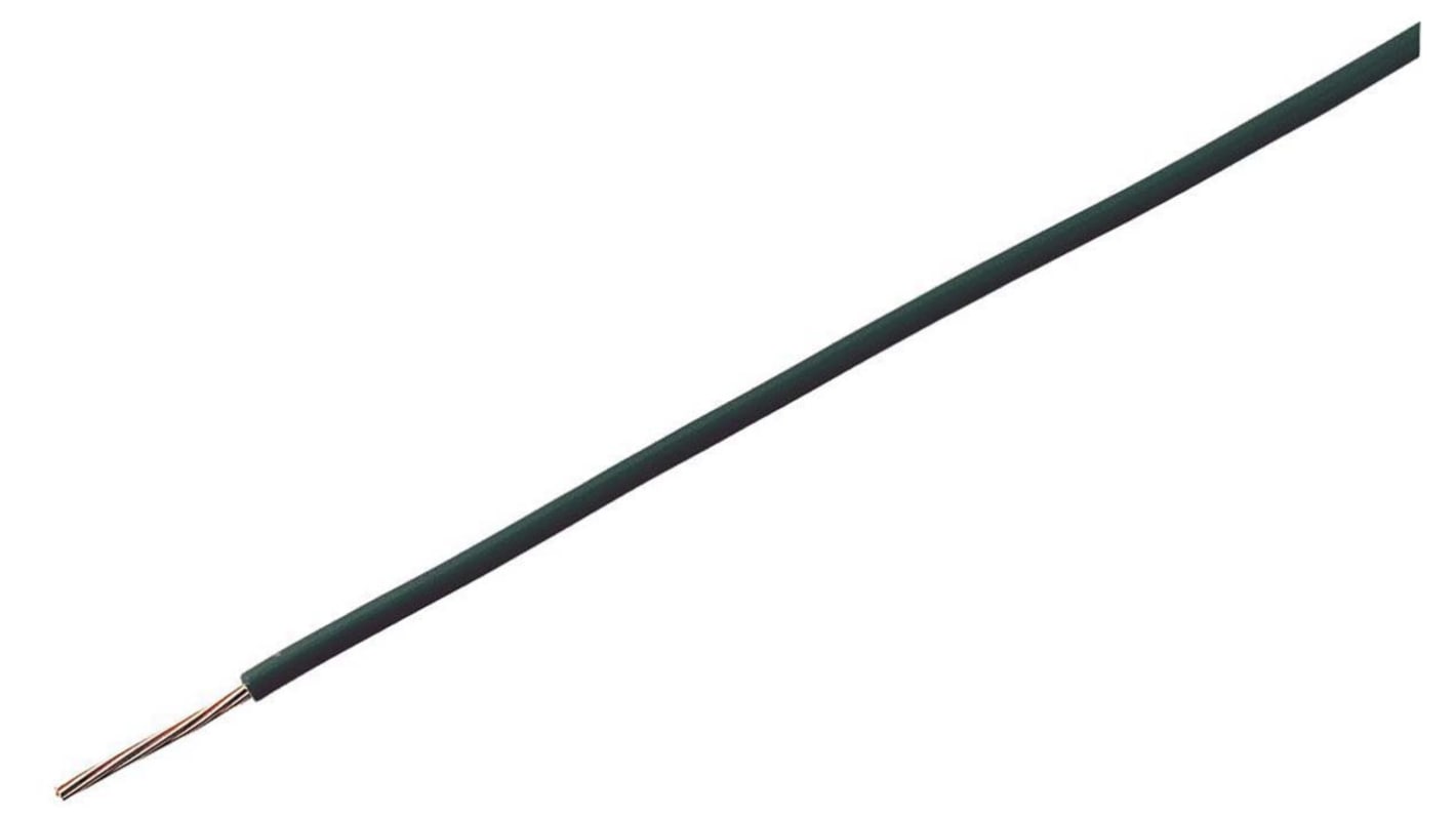 Prysmian 6491X Series Black 1.5 mm² Conduit Cable, 7/0.53 mm, 100m