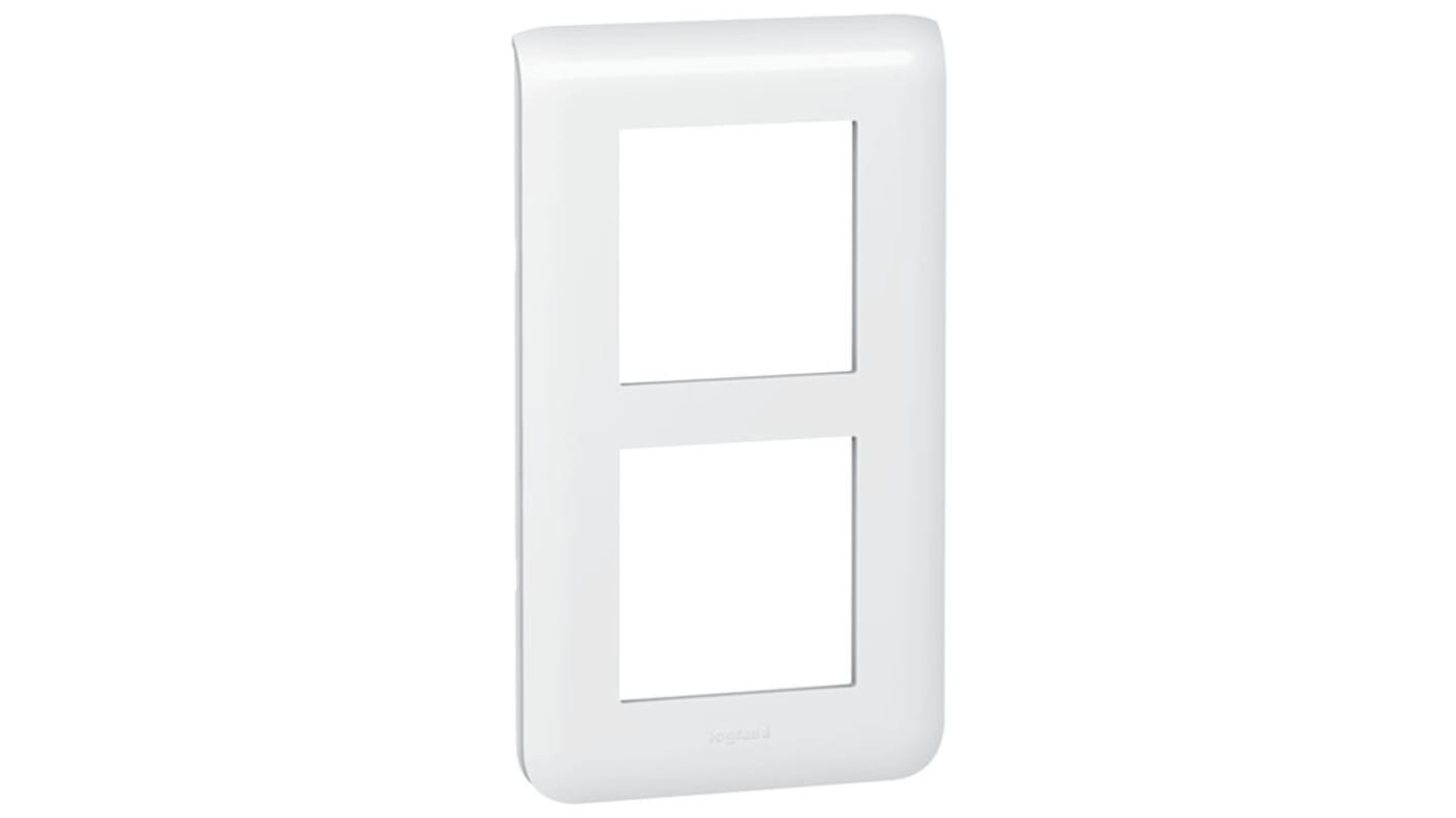 Legrand White 2 Gang Faceplate