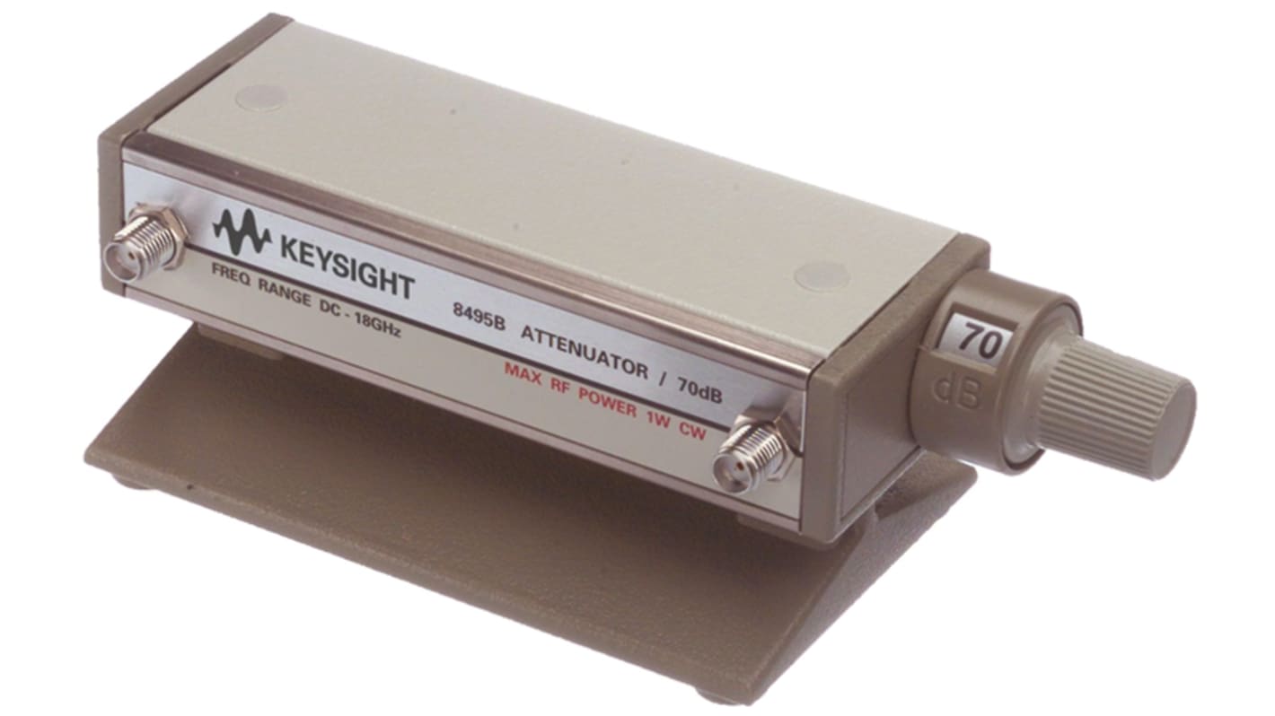 Keysight Technologies マニュアル・ステップ・アッテネータ, N型(メス), 70dB, 18GHz, 8495B-001