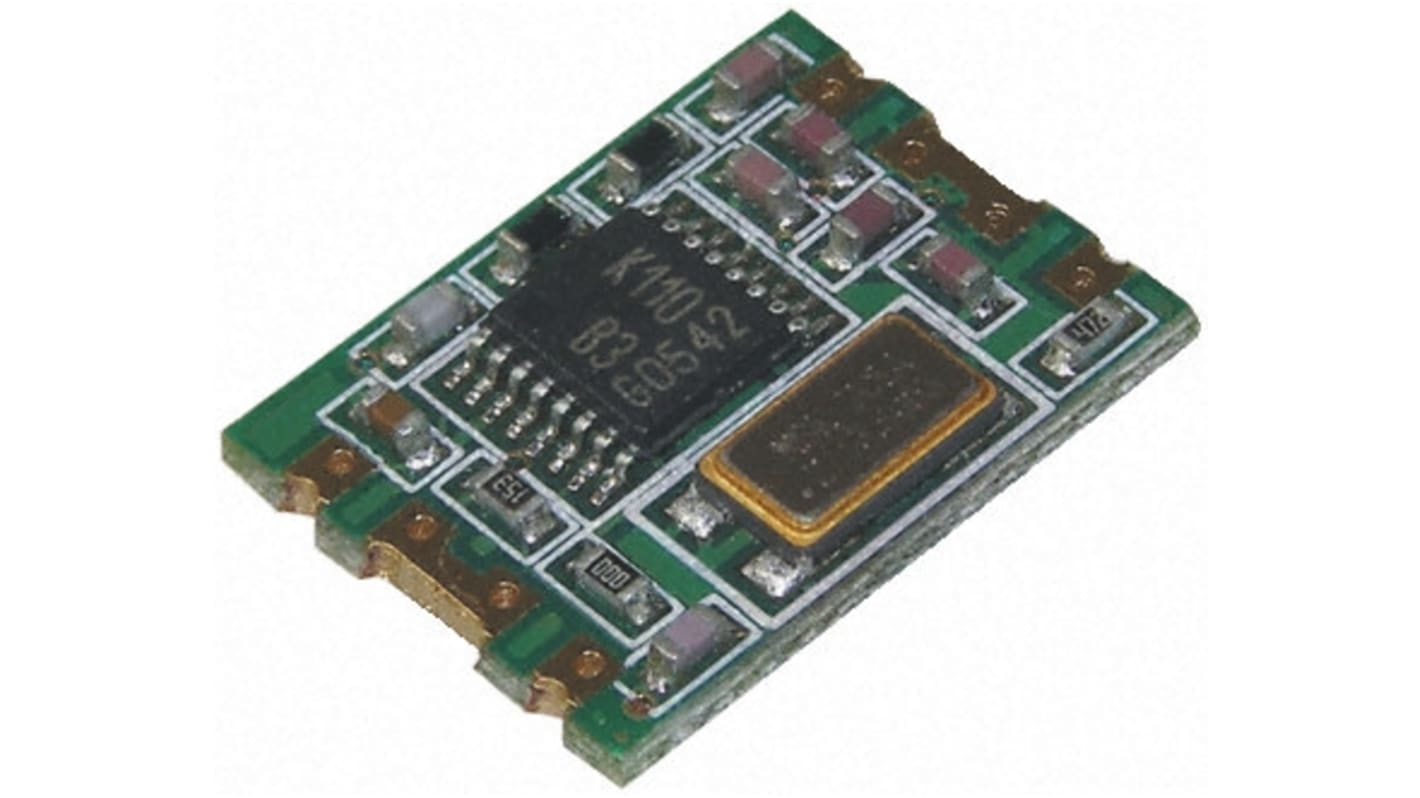 Módulo RF, 433MHZ, 4.8kbit/s, 2.2 → 3.5V, Potencia +10dBm