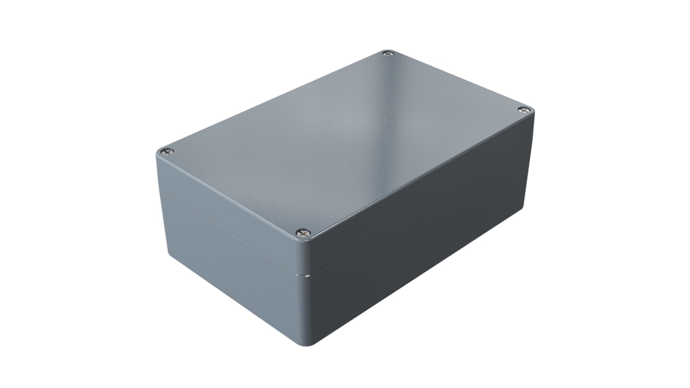 Caja Rose de Aluminio Presofundido Gris, 280 x 180 x 100mm, IP66, , Lloyds Register, Registro marítimo, UL 508