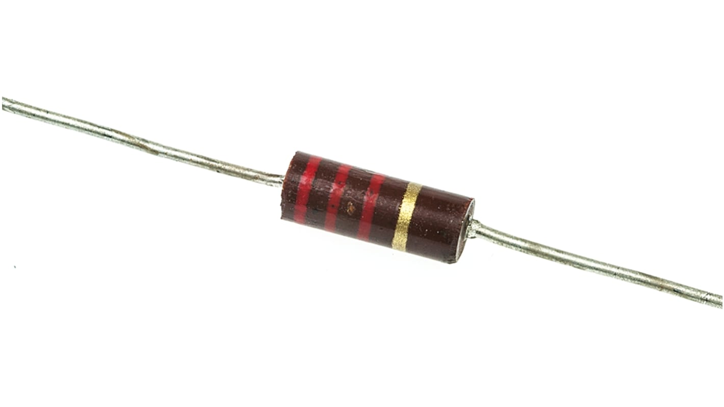 Arcol 2.2kΩ Carbon Composition Resistor 0.5W ±5% RCC050 2K2 J