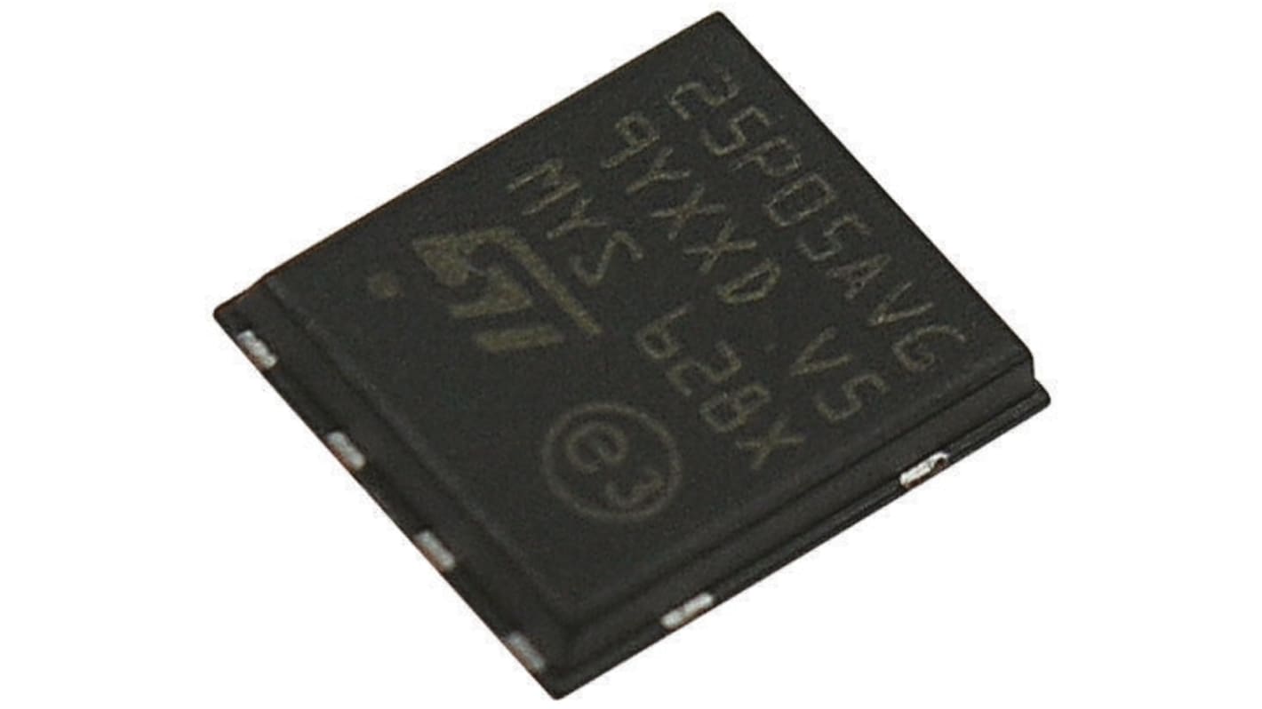 STマイクロ,  フラッシュメモリ 8Mbit SPI, 8-Pin, M25P80-VMP6G