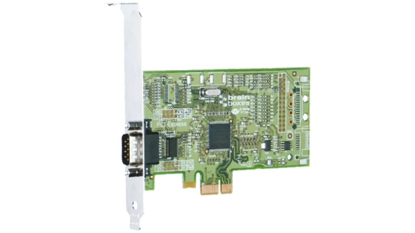 Scheda seriale PCIe Seriale porte 1 Brainboxes,RS232, 921.6kbit/s