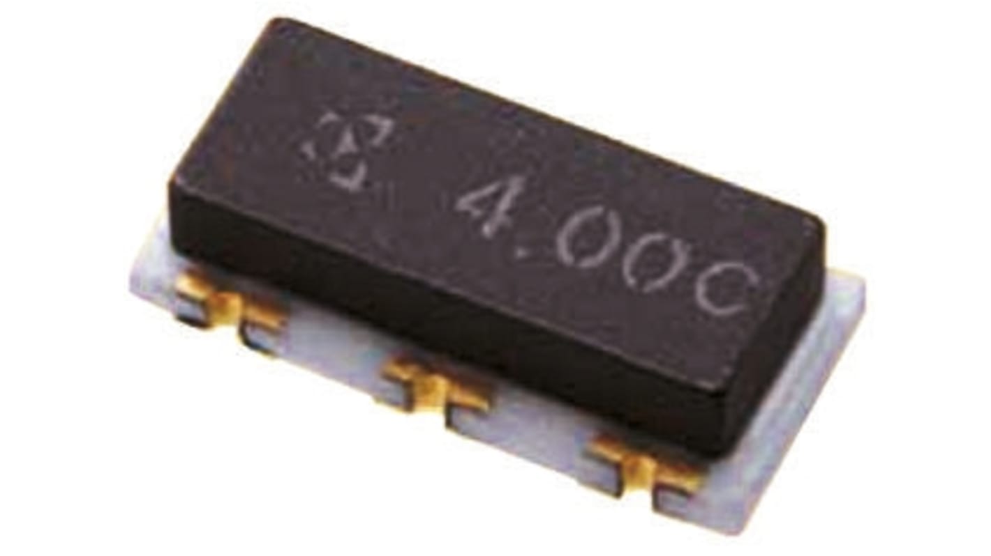 PBRC2.46HR50X000, Ceramic Resonator, 2.46MHz 30pF, 3-Pin SMD, 7.4 x 3.4 x 2mm