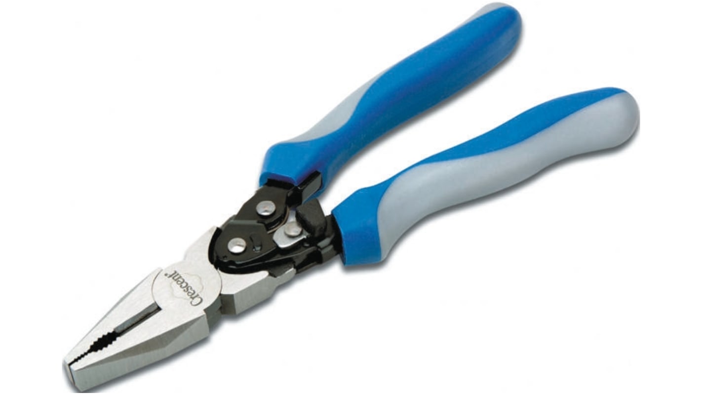 Crescent Pliers, 210 mm Overall, Straight Tip