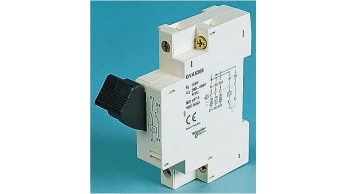 Schneider Electric GVAS Series Under Voltage Release for Use with GV2 GVAS Series, GV3 GVAS Series