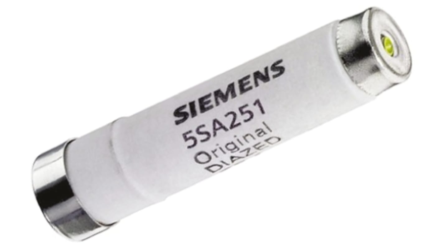 Siemens 10A DII Diazed Fuse, E16 Thread Size, gG, 500V ac