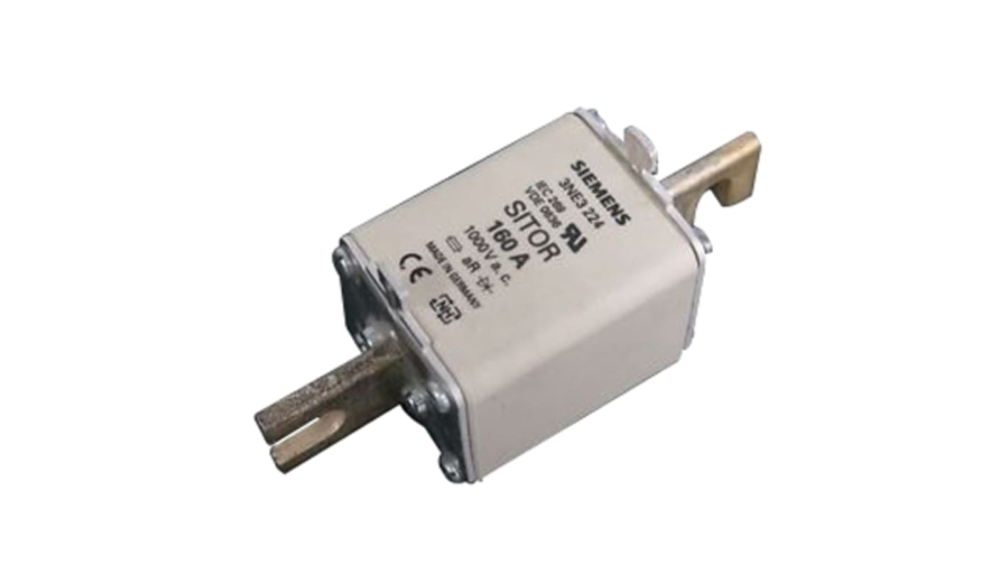 Siemens 160A NH Fuse, C00, 1kV, 110mm