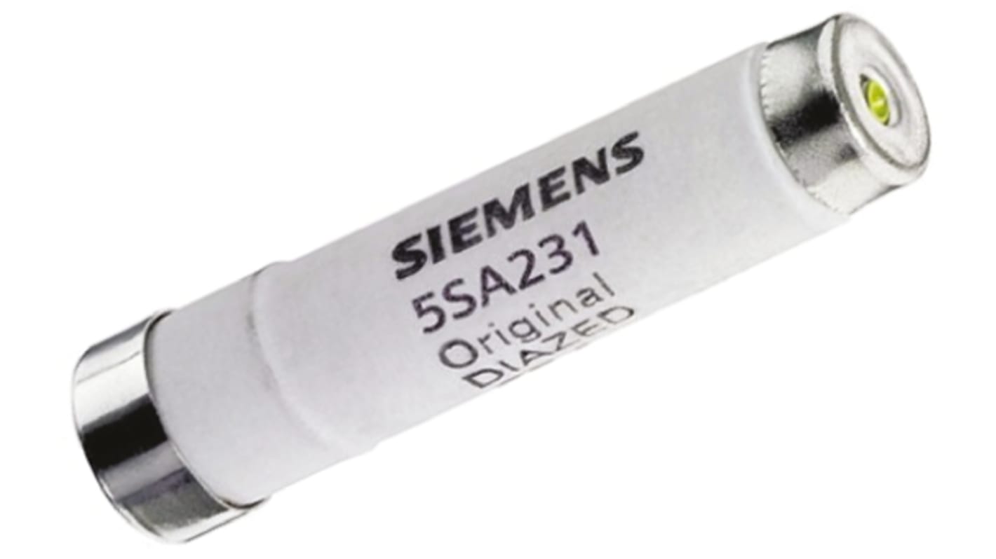 Fusible diazed Siemens, 5SA231, 6A, DII, Rosca E16, gG 500V ac